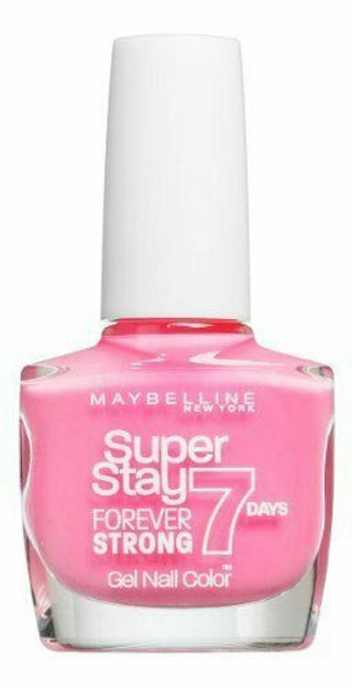 Maybelline ストロング スーパーステイ 7デイズ トップコート ネイルポリッシュ 125 ピンク 10ml