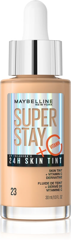 Maybelline スーパーステイ 24H スキンティント + ビタミンC ファンデーション 30ml 23