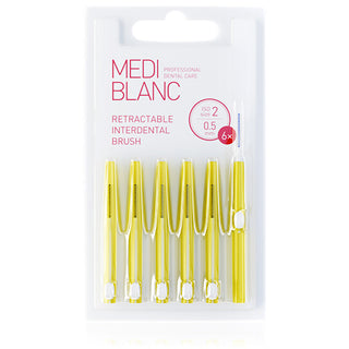 Mediblanc Spazzolini Interdentali Retrattili 0,5 Mm 6 Pezzi