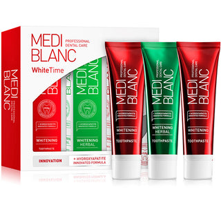 Mediblanc Whitetime Teeth Whitening Paste Set 