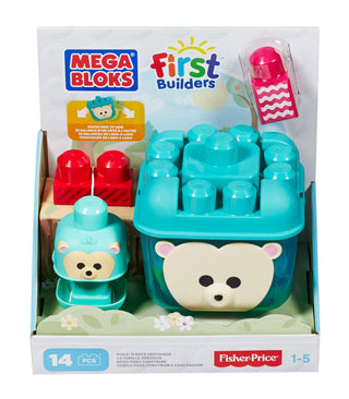 Mega bloks Primi costruttori, Bouw & Wiebel Hedgehog, Set di costruzioni, unisex, 1 - 5 anni