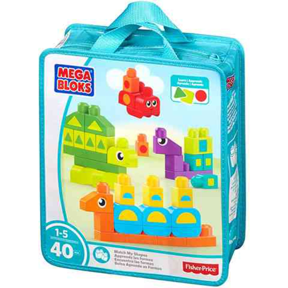 Mega Bloks, First Builders, סט בנייה, יוניסקס, 40 חלקים