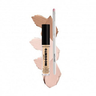 Wet N Wild Megalast Incognito Correttore All-Day + Pennello Per Correttore Piccolo Medium Neutral