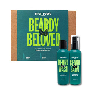 Men rock london Sicilian Lime Beard Care Set regalo (Beard Duo Kit)