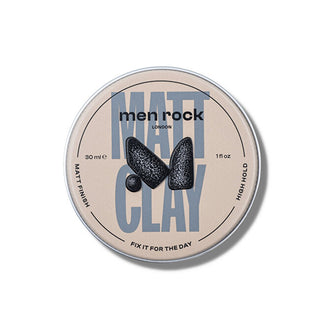 Men Rock London Men Rock Matt Clay - Tenuta Alta, Finitura Opaca - Volume: 90 Ml