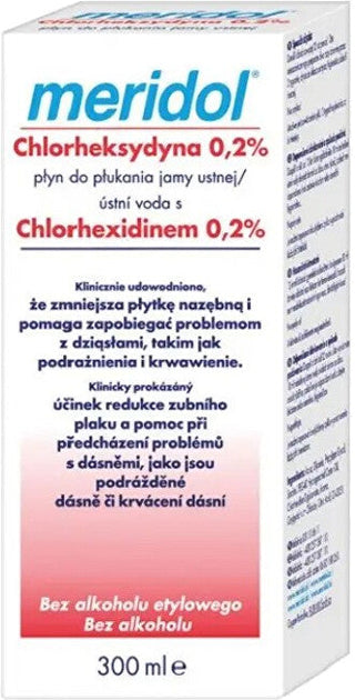 Meridol Mouthwash with chlorhexidine 300 ml