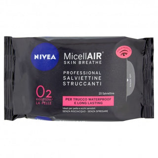 Nivea Micellair Salviette Struccanti Professional - 20 Salviettine