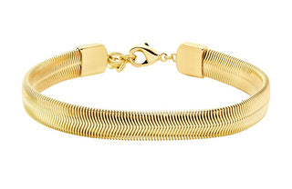 Michael Kors Elegante Bracciale Placcato Oro Hadek Chevron Mkj8487710