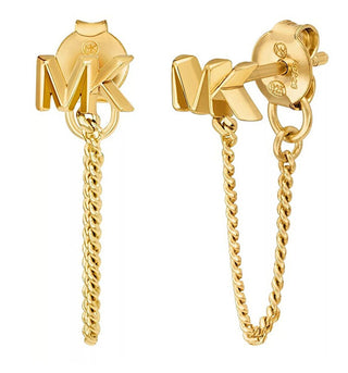 Michael Kors Orecchini Pendenti Placcati In Oro Premium Mkc1782710