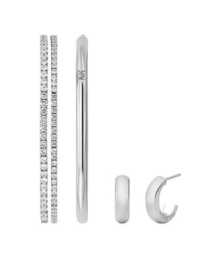 Michael Kors Ensemble de bijoux de luxe Mkj8452Czset (2X bracelet, boucles d’oreilles) 