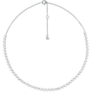 Michael Kors Collana Di Lusso In Argento Con Zirconi Tennis Mkc1612An040