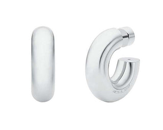 Michael Kors Pendientes de aro minimalistas de latón Mkj842200040 
