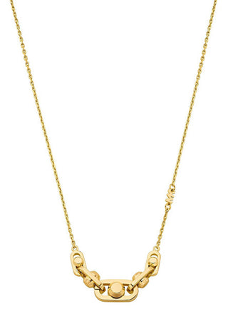 Michael Kors Modern Gold-Plated Necklace Astor Link Mkc170800710 