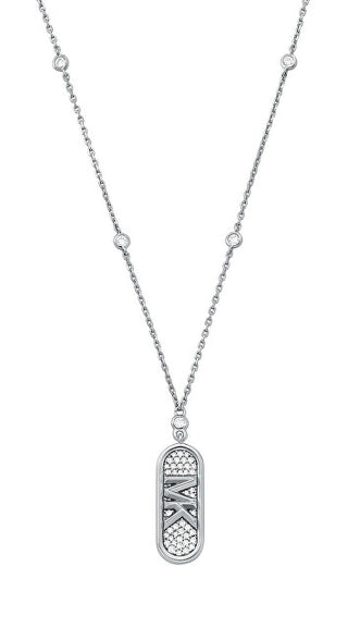 Michael Kors Collana In Argento Alla Moda Con Zirconi Kors Mk Mkc1729Cz040