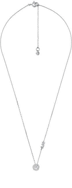 Michael Kors Delicate Silver Necklace with Zirconia Mkc1208An040 