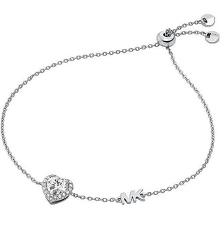 Michael Kors Braccialetto Premium Mkc1518An040 Con Cuore In Argento