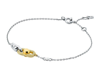 Michael Kors Pulsera bicolor de plata con circonitas Astor Link Mkc1737Cz931 