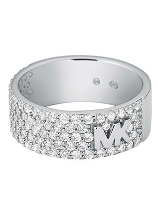 Michael Kors Anello In Argento Scintillante Con Zirconi Mkc1555An040 - Circuito: 49 Mm