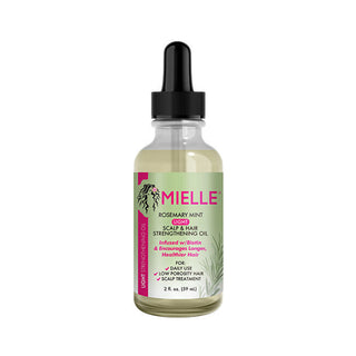 Mielle Strengthening Oil for Scalp and Hair, Rosemary and Mint, Light (59 ml)