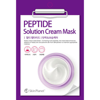Mijin Skin Planet , Peptide, Elasticità, Maschera in tessuto, Per il viso, 30 ml