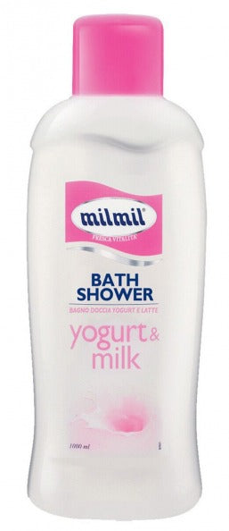 Mil Mil Mil Mil Bagno 1000 Ml. Yogurt & Latte, Bianco, Made In Italy