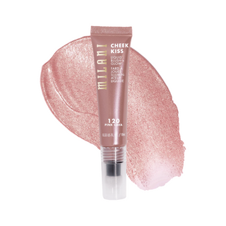 Milani Cheek Kiss Blush + Glow, Illuminante, Blush Liquido, 120, Rosa Cava, 10 ml