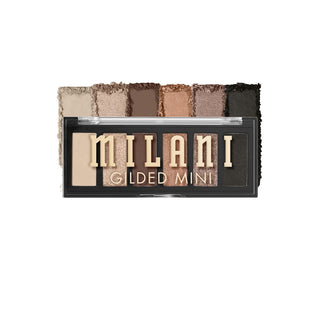 Milani Mini dorato, palette di ombretti, 150, Call Me Old Fashioned, 6 tonalità, 4,8 g
