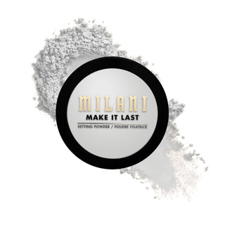 Milani Make It Last, fissativo opacizzante, cipria compatta e fissante 2 in 1, traslucido, 8 g