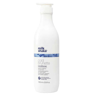 Milk Shake Cold Brunette Olio di Moringa Balsamo per capelli Rimuove i toni caldi – Rosso/Arancione 1000 ml