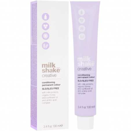 Milk Shake 크리에이티브 헤어 다이 100ml, 컬러 팔레트 7.35 | 7GM || 중간 황금빛 마호가니 블론드