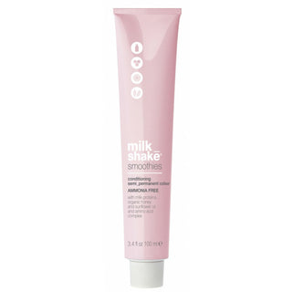 Milk Shake, Smoothies, Ammonia Free, Semi-Permanent Hair Dye, 5.775VV Light Intense Purple Brown, 100 ml