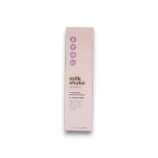 Milk Shake Tintura permanente per capelli creativa, senza SLS/SLES, blu nero, 100 ml