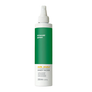 Milk Shake, Acondicionador para cabello colorante directo sin amoniaco, color verde esmeralda, 200 ml