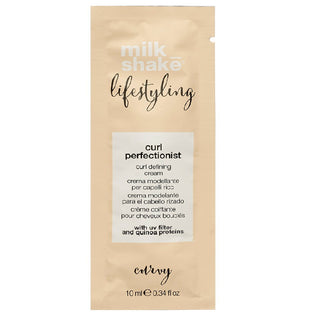 Milk shake Lifestyling Curl Perfectionist, Estratti di frutta biologica, Crema styling per capelli, 10 ml