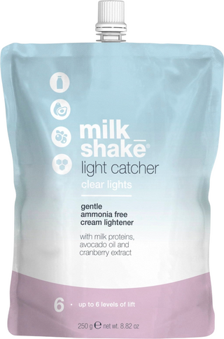 Milk Shake Light Catcher bez amoniaku zesvětlující krém na vlasy zesvětlující 250 g 