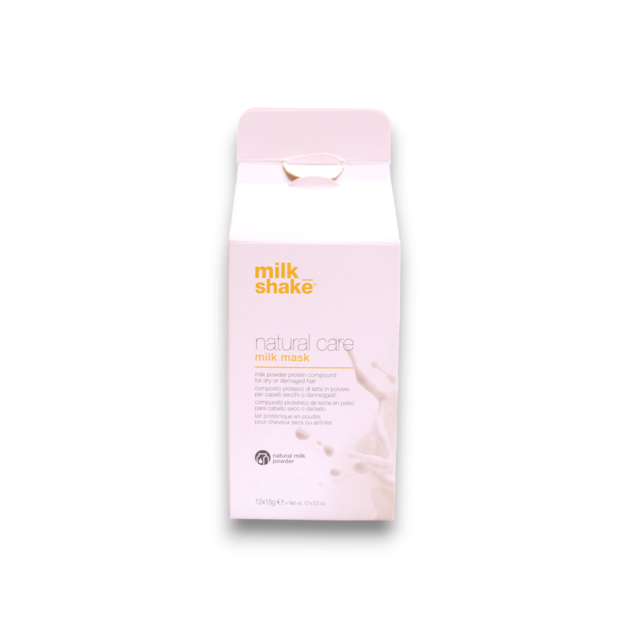 Milk Shake Natural Care Powdered Milk Hair Treatment 12 pezzi — Maschera in Polvere