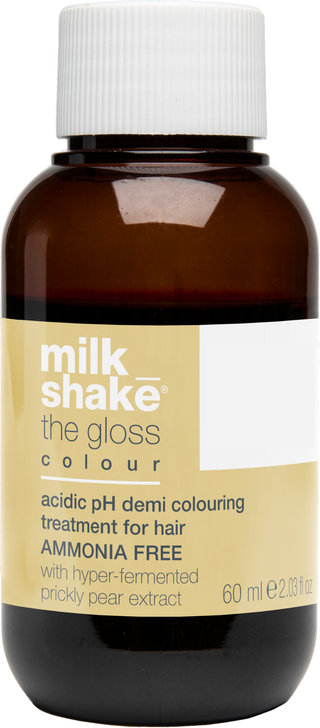 Milk shake The Gloss, tintura per capelli demi-permanente, senza ammoniaca, 10.11|10AA Biondo chiarissimo platino cenere intenso, 60 ml