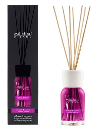Millefiori Milano Diffuseur de Parfum Natural Rhubarb & Pepper 250 Ml 