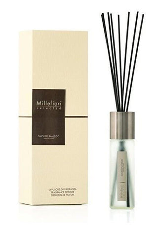 Millefiori Milano Diffuseur en verre Selected Smoked Bamboo 100 Ml 