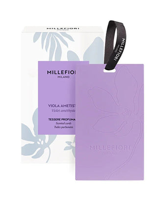 Millefiori milano Viola Ametista Scented Cards 3 pcs