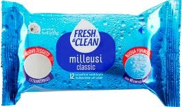 Fresh&Clean Milleusi Classic 12 Toalhetes Húmidos 