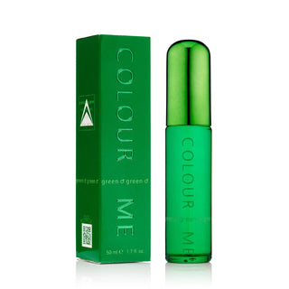 Milton lloyd Color Me Green, eau de parfum, per uomo, 50 ml