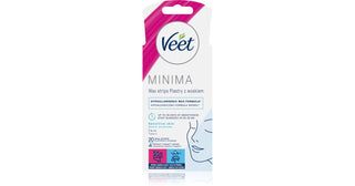 Veet Minima Hypoallergenic strisce depilatorie con cera per il viso 20 pezzi