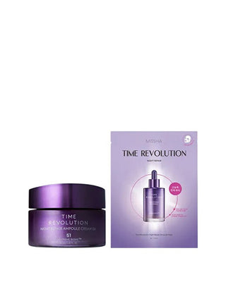 Missha Time Revolution Night Repair Cream & Mask Duo Set regalo