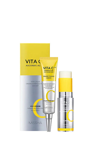 Missha Vita C Plus Toning Cream & Balm Duo Set Set regalo