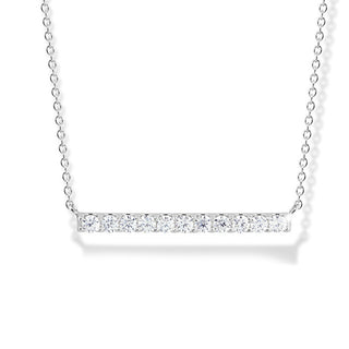 Modesi Elegant silver Collana con zircons M43088