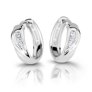 Modesi Fashionable silver Orecchini con zircons M26027