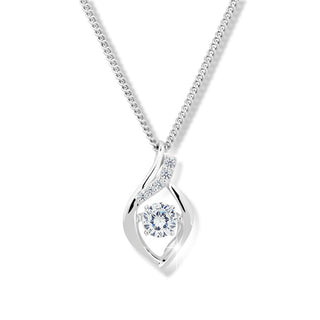 Modesi Beautiful Collana con crystals e zircons M43066