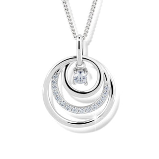 Modesi Beautiful silver Collana J328CZ-W (chain, Ciondolo)