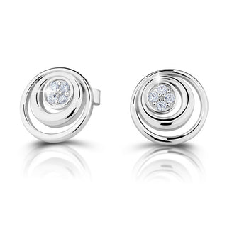 Modesi Charming silver stud Orecchini J234CZ-W